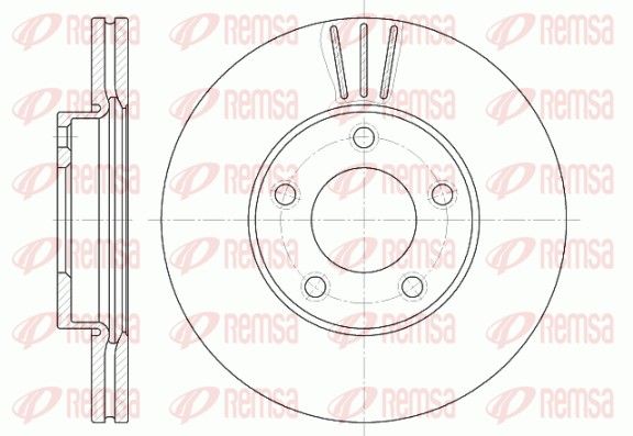 Brake Disc REMSA 6671.10