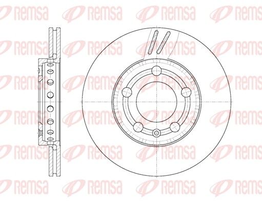 Brake Disc REMSA 6709.10