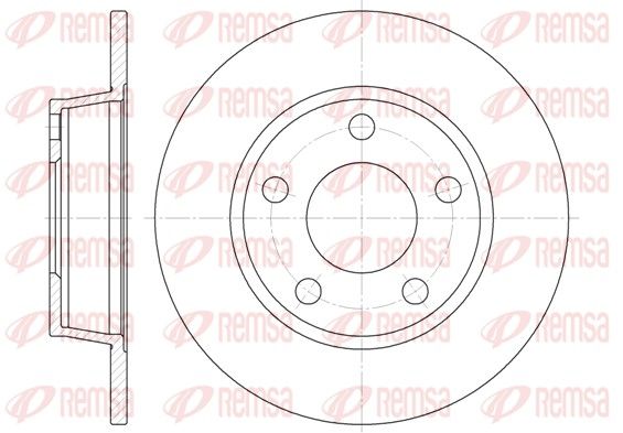 Brake Disc REMSA 6723.00