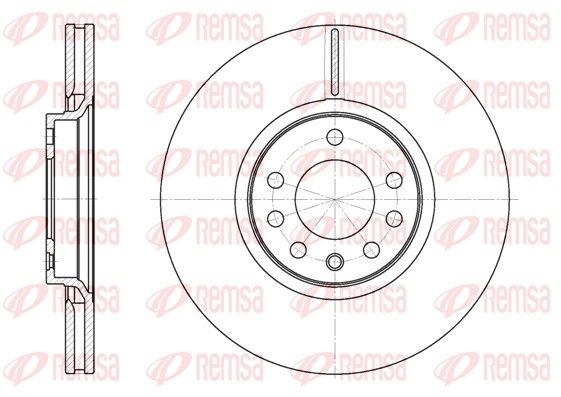 Brake Disc REMSA 6729.10