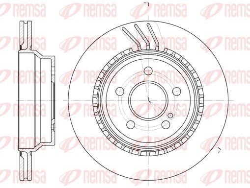 Brake Disc REMSA 6760.10