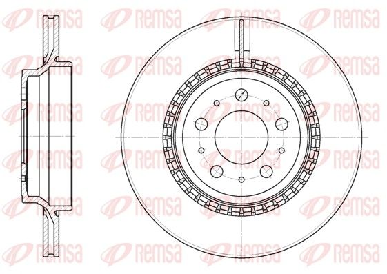 Stabdžių diskas REMSA 6777.10