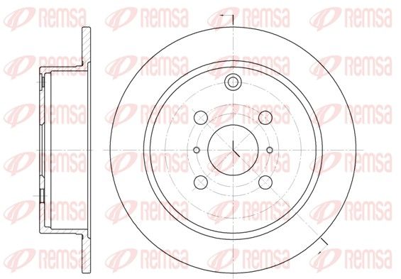 Brake Disc REMSA 6805.00