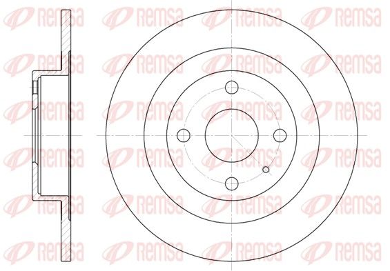 Гальмівний диск REMSA 6833.00