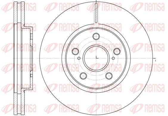 Stabdžių diskas REMSA 6862.10