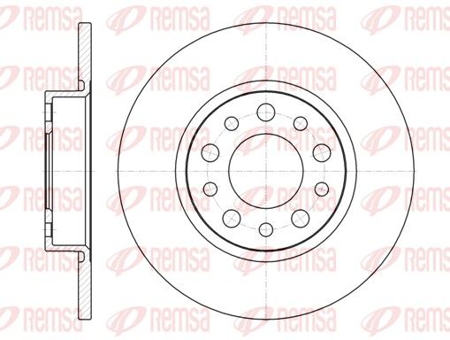 Гальмівний диск REMSA 6967.00