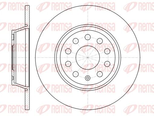 Brake Disc REMSA 6973.00