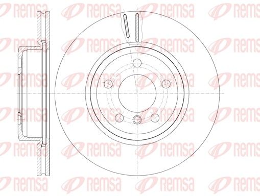 Brake Disc REMSA 6978.10