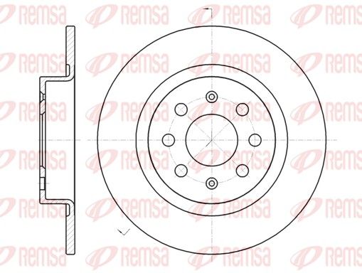 Stabdžių diskas REMSA 6983.00