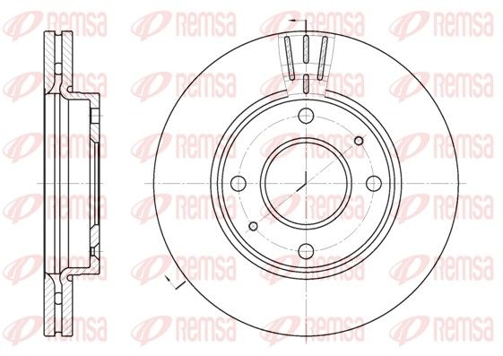 Brake Disc REMSA 6987.10