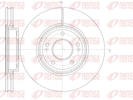Stabdžių diskas REMSA 6988.10