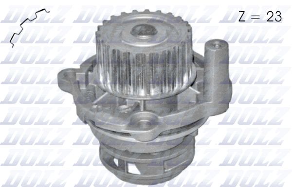 Water Pump, engine cooling DOLZ A198