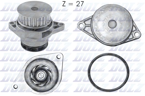 Water Pump, engine cooling DOLZ A200