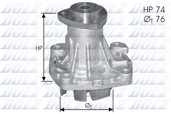 Water Pump, engine cooling DOLZ A341ST