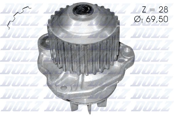 Water Pump, engine cooling DOLZ C135