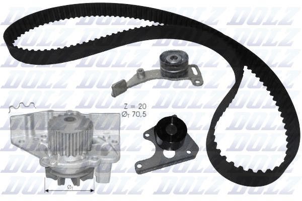 Water Pump & Timing Belt Kit DOLZ KD023