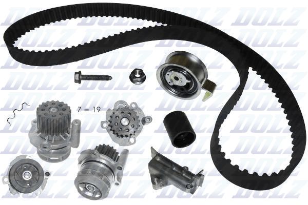 Water Pump & Timing Belt Kit DOLZ KD037