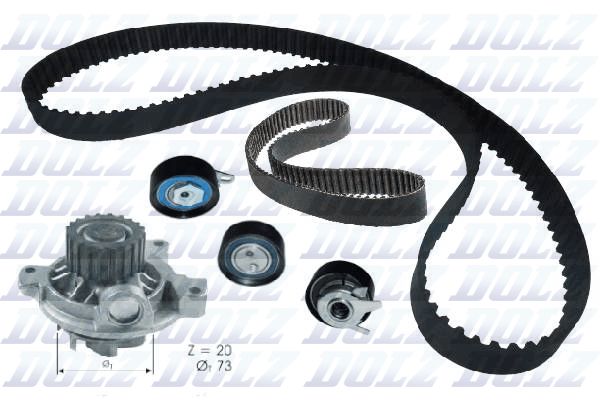 Water Pump & Timing Belt Kit DOLZ KD052