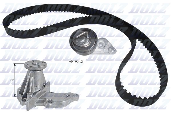 Water Pump & Timing Belt Kit DOLZ KD127