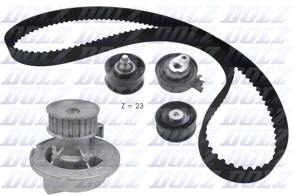 Water Pump & Timing Belt Kit DOLZ KD157