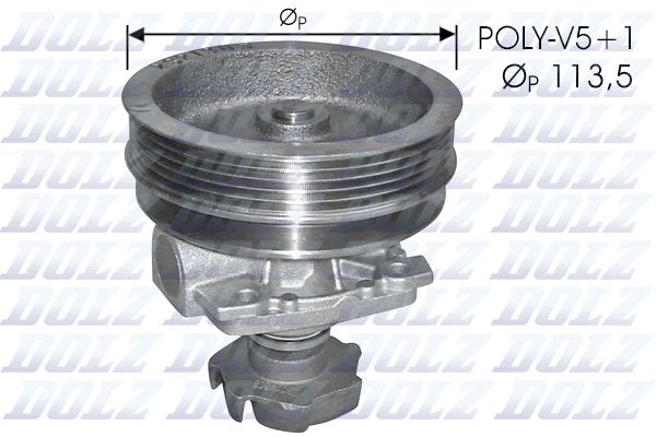 Water Pump, engine cooling DOLZ S218