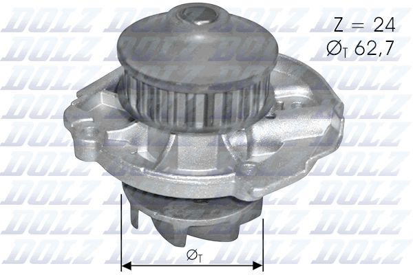 Насос охолоджувальної рідини, охолодження двигуна DOLZ S261