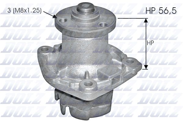 Water Pump, engine cooling DOLZ S348