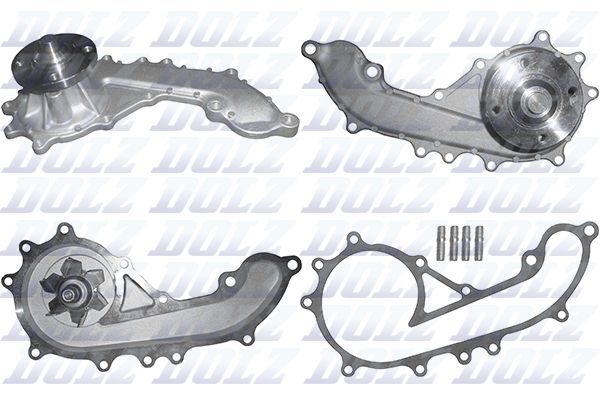 Water Pump, engine cooling DOLZ T245