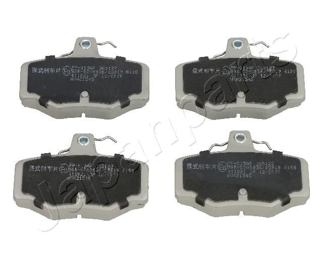 Brake Pad Set, disc brake JAPANPARTS PP-015AF