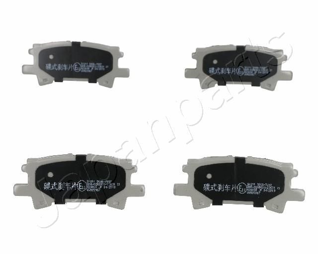 Brake Pad Set, disc brake JAPANPARTS PP-211AF