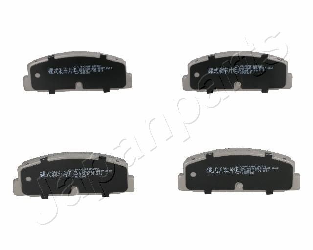 Brake Pad Set, disc brake JAPANPARTS PP-302AF