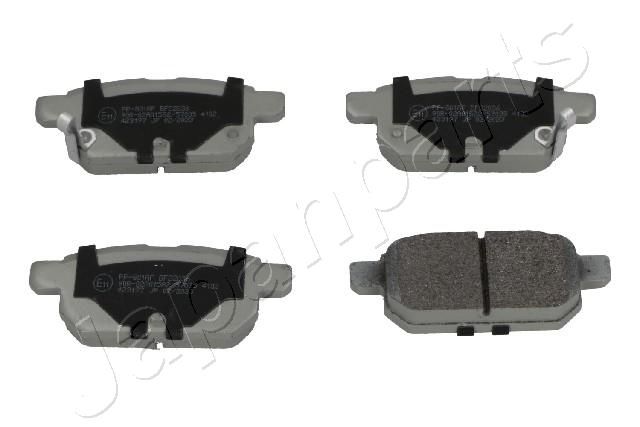 Brake Pad Set, disc brake JAPANPARTS PP-801AF