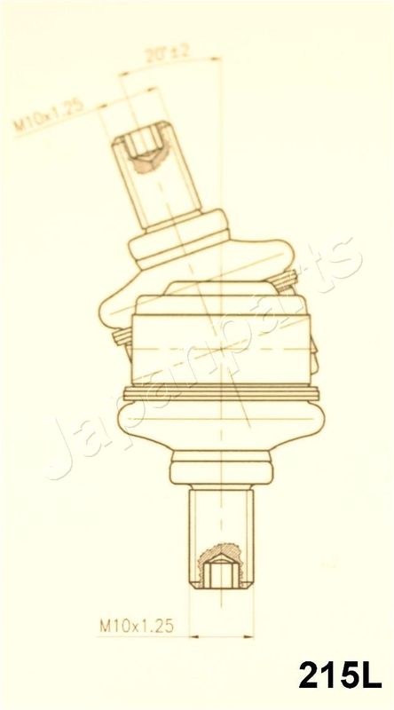 Stabiliser Bar, suspension JAPANPARTS SI-215L