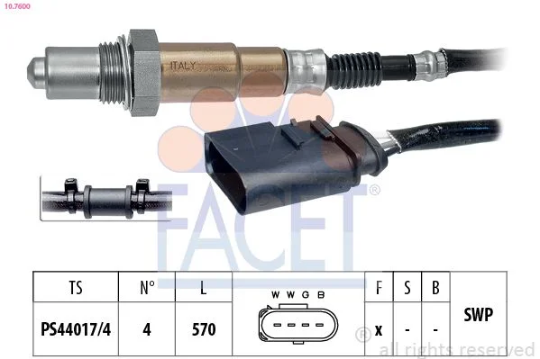 Lambda jutiklis facet 10.7600