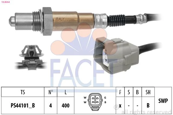 Lambda jutiklis facet 10.8564