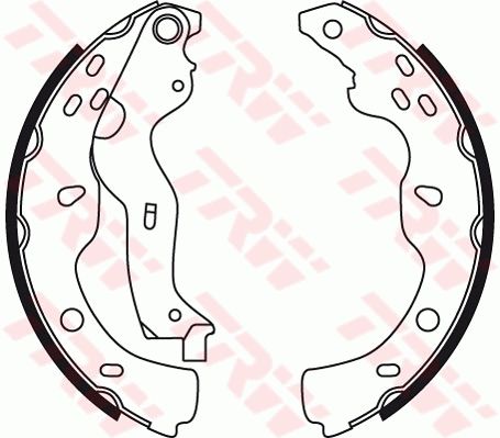 Brake Shoe Set TRW GS8743