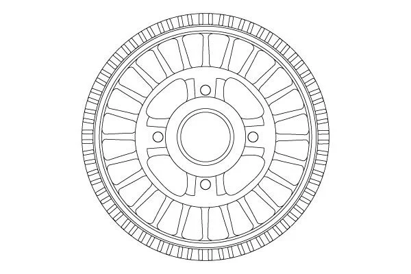 Brake Drum TRW DB4557MR