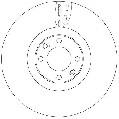 Brake Disc TRW DF6140