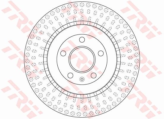 Brake Disc TRW DF6175S