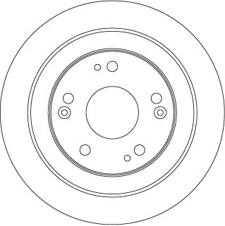 Brake Disc TRW DF6526