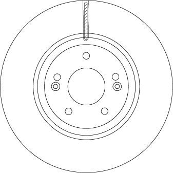 Гальмівний диск TRW DF6545S