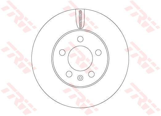 Brake Disc TRW DF6584