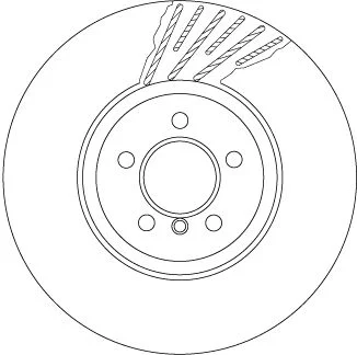 Brake Disc TRW DF6613S