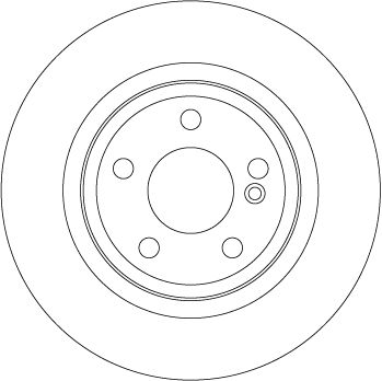 Stabdžių diskas TRW DF6634