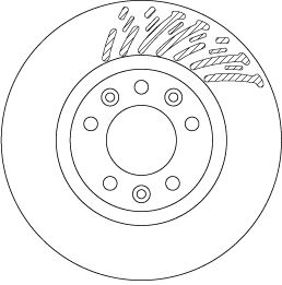 Brake Disc TRW DF6657