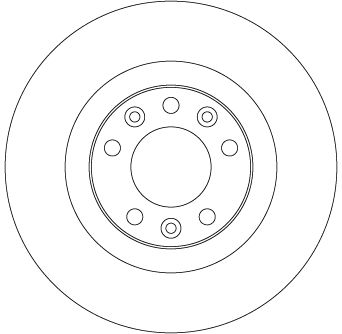 Brake Disc TRW DF6667