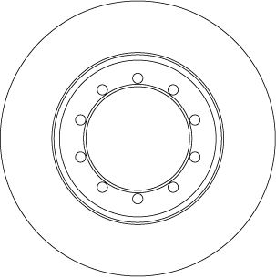 Brake Disc TRW DF6711