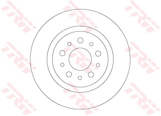 Brake Disc TRW DF6714