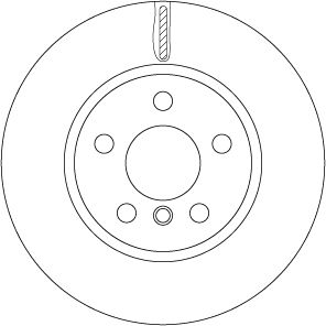 Stabdžių diskas TRW DF6757