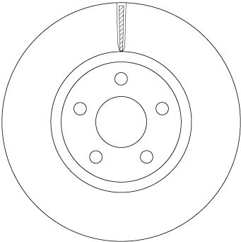 Brake Disc TRW DF6810S